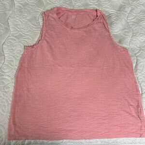 GAP pink crewneck tank top